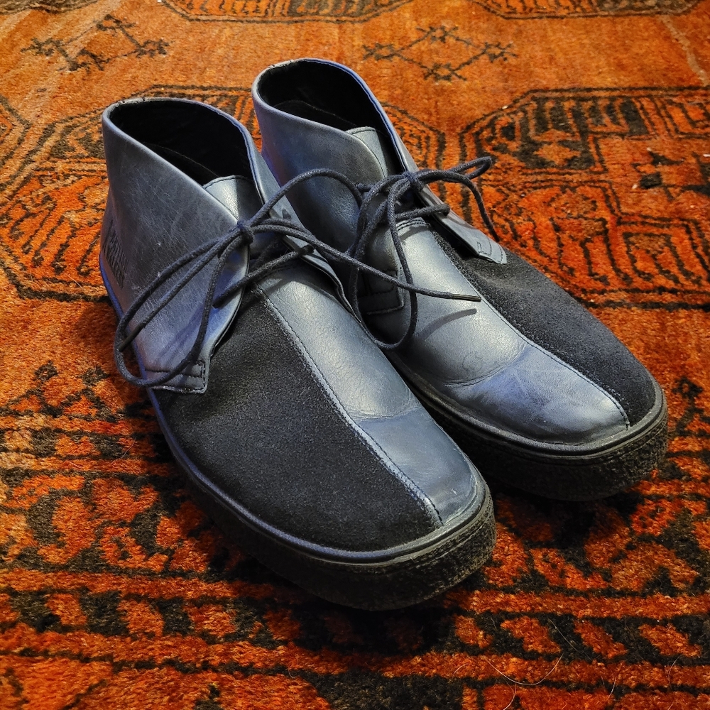 British Walker Men’s Playboy Chukka Boots Blue Size 11 (10uk)